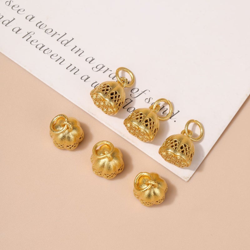 Lotus Gourd Charm for DIY Jewelry No. 7 hollow lotus pod 