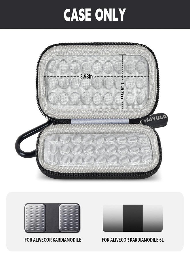 PAIYULE Case for Alivecor KardiaMobile 6L for EKG Monitor, Compact Holder Also Fits for Sec Portable Heart Rate Monitor, Cardiac Heart Detector (Box Only) - Image 2