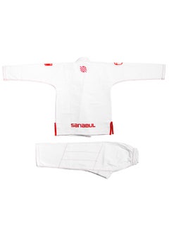 Future Legends BJJ Gi for Kids | Premium Youth Brazilian Jiu Jitsu Gi with FREE White Belt | Lightweight & Durable Jiu Jitsu Kimono for Children and Youth (White/Red, K3) - pzsku/ZEFFBF4806D24D918D128Z/45/_/1739276450/99fd1d1f-b2d4-4588-a183-15c4edf3759f