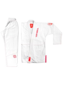 Future Legends BJJ Gi for Kids | Premium Youth Brazilian Jiu Jitsu Gi with FREE White Belt | Lightweight & Durable Jiu Jitsu Kimono for Children and Youth (White/Red, K3) - pzsku/ZEFFBF4806D24D918D128Z/45/_/1739276481/ad3cfdf3-d618-49fb-acff-ffcbed9ebaa2