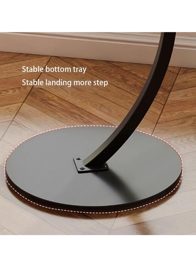 DubaiGallery 1pc Light Luxury Side Table, C Shaped End Table For Couch, Sofa And Bed, Small Desktop C Table For Living Room, Bedroom - Image 4