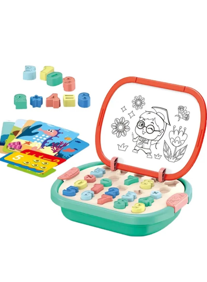 3 in 1 Blackboard, Newest Writing Board Toys, Interactive Sensory Toys for 6 Months Old Babies, Writing Toy Set as a Gift for Kids  - Image 1