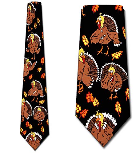 Three Rooker Thanksgiving TIES Turkeys Neckties - Image 2