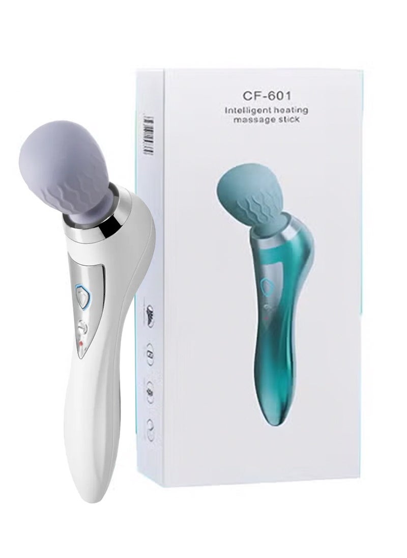 Generic - Multifunctional Electric Massager CF601, Heating Wand, Wireless, Handheld, Mini, Portable, Vibration - White - Image 1