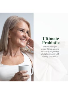 global healing center Global Healing Floratrex Probiotic Blend Supplement With Prebiotics For Healthy Digestion, Support Digestive Tract, And Normal Immune System - Men & Women - 75 Billion Cfu, 25 Strains, 60 Capsules  - Image 3