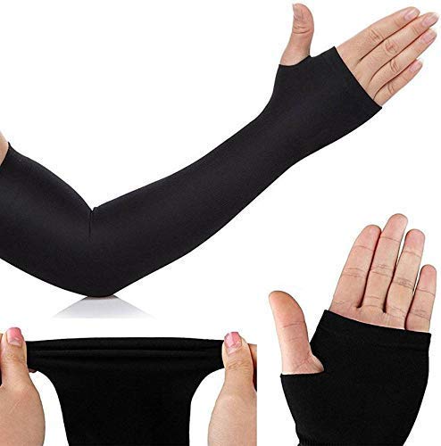 ATABZ Gym full arm slvees for men and boys streachable black gloves - Image 2