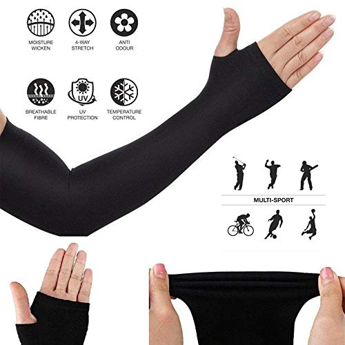 ATABZ Gym full arm slvees for men and boys streachable black gloves - Image 4