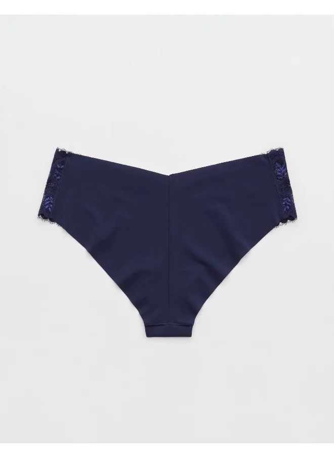 Aerie SMOOTHEZ No Show Cheeky Lace Underwear