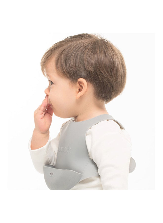 Minikoioi Flexi Baby Bib - Grey - Image 5