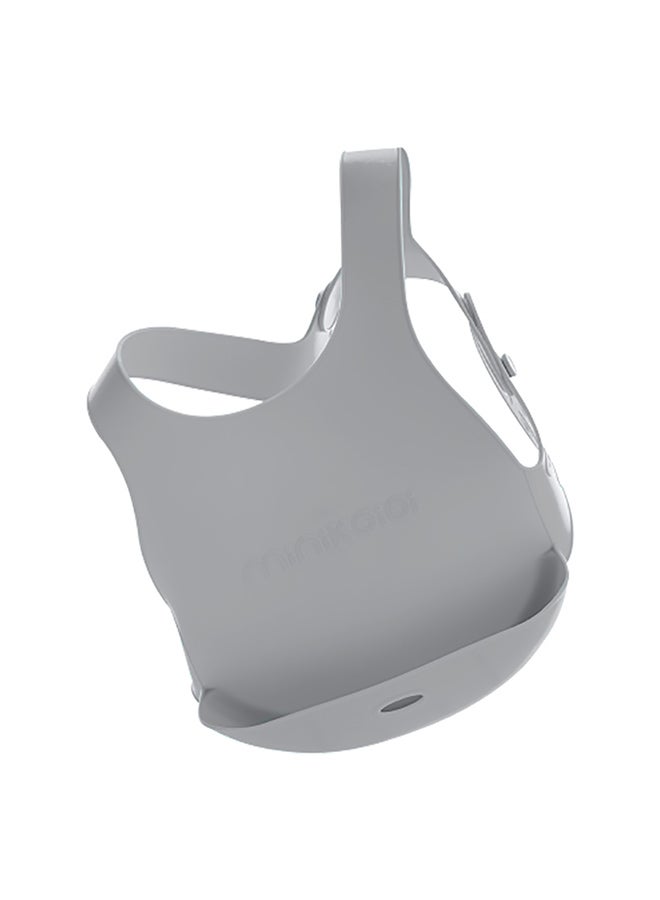 Minikoioi Flexi Baby Bib - Grey - Image 1