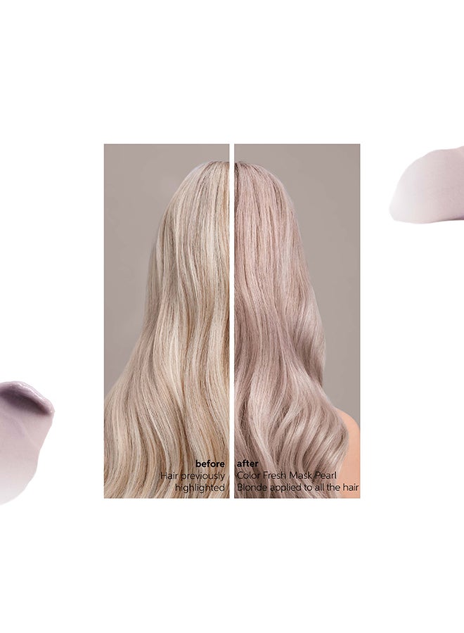 Wella Professionals Color Fresh Mask In Pearl Blonde - Zero-Damage Color Depositing Mask To Revive Platinum Blondes And Reduce Brassiness (150 Ml) - Image 4