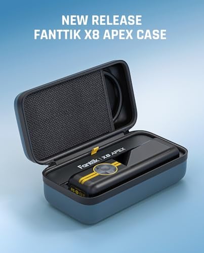 Fanttik X8 APEX and S100 Portable EVA Protection Case Officially Customized Storage EVA Bag X8 APEX Tire Inflator Air Tube Charger Adapter and Cable Carrying Case Only - Image 3
