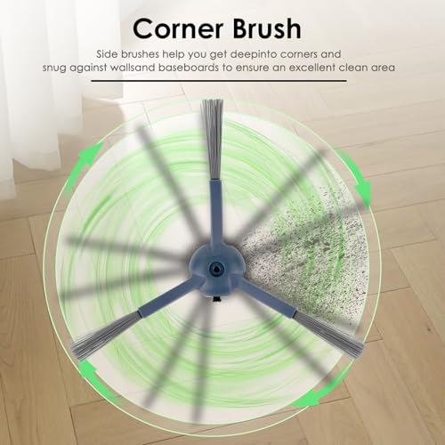 CHAIN PEAK (10 Pack) C20 Omni Replacement Parts Compatible with Eufy C20 Omni Robot Vacuum, 1 Roller Brush, 6 Side Brushes, 3 HEPA Filters, C20 Omni Vacuum Attachments Accessories Kit - Image 3
