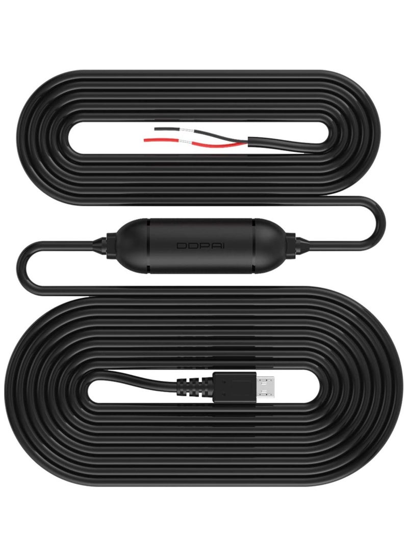 DDPAI Hardwire Kit, Compatible with Mini Pro, Can Step Down The Voltage from The Car Battery's 12V to 5V 2A, Enabling 24 Hours Parking Monitor - Image 1