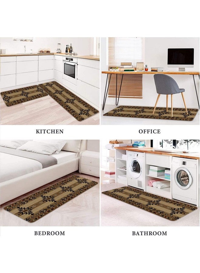 AAZEEM Farmhouse Kitchen Mats |Anti Fatigue Kitchen Rugs Sets of 2|Non Slip Waterproof Kitchen Floor Mats|Ergonomic Cushioned Comfort Standing Mat for Laundry|Office|Sink|Desk| - Image 4