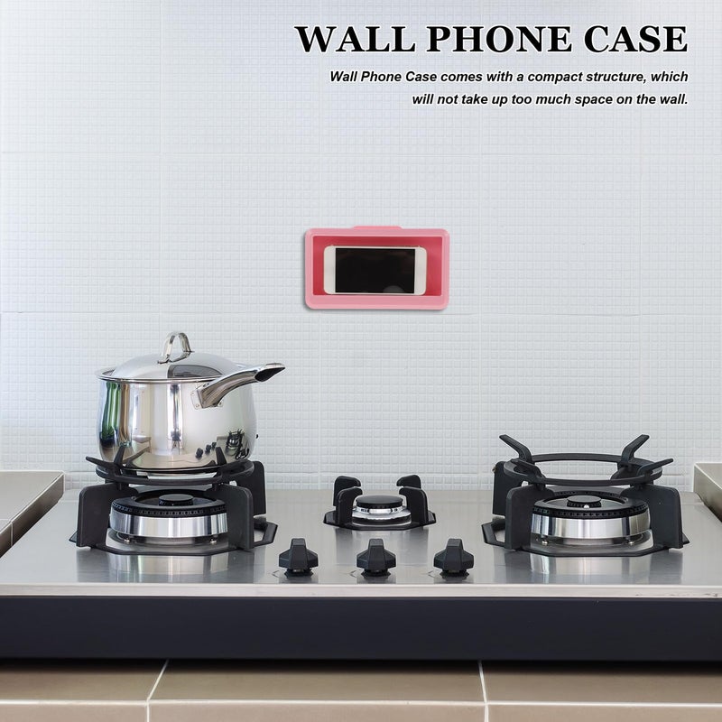 Waterproof Shower Phone Case With Mount Stand For Hands Free Video Viewing Pink - Image 4