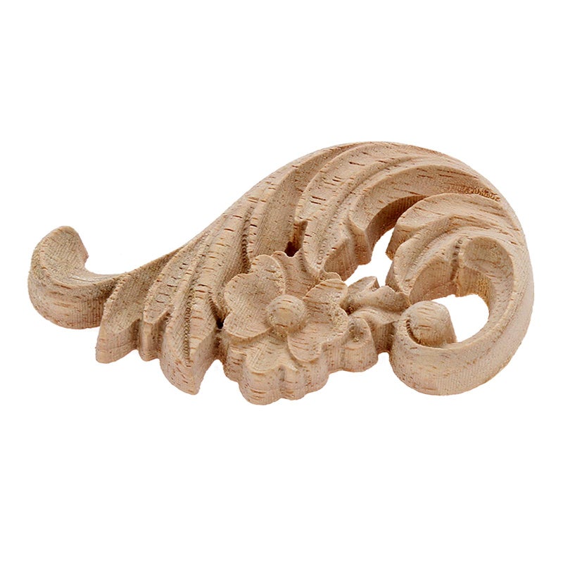 موكسام Muxsam 1-Pair Rose Rose Served Wood Shedlay Onlay 8.5x5x1cm/3.35x1.97x0.39inch Dovatiative Funiture Scal Sticker for Haberet Drain Window Dresser - Image 2