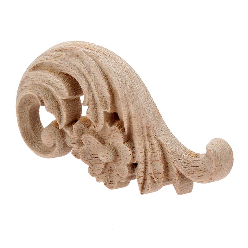 موكسام Muxsam 1-Pair Rose Rose Served Wood Shedlay Onlay 8.5x5x1cm/3.35x1.97x0.39inch Dovatiative Funiture Scal Sticker for Haberet Drain Window Dresser - Image 4