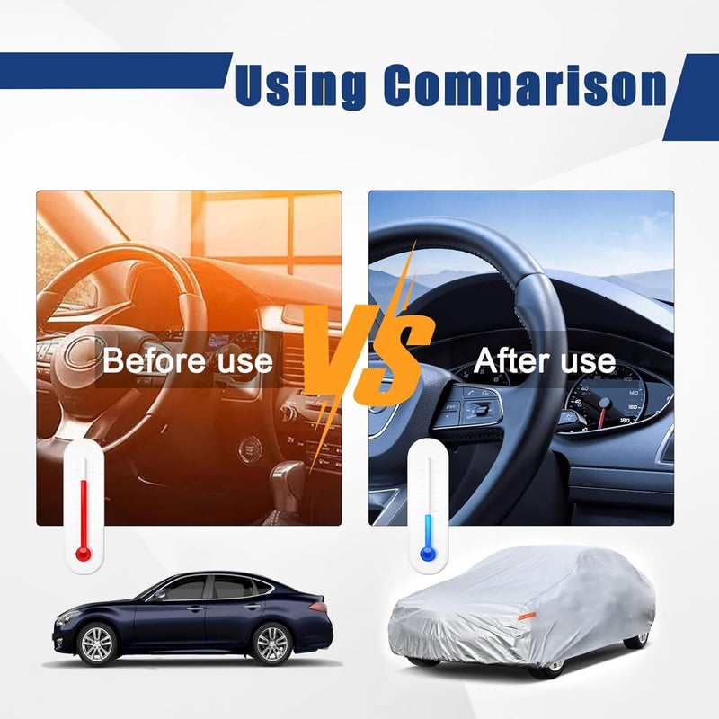Kayme 6 Layers Car Cover for Mercedes Benz SLK Class (1996-2016) - Waterproof All Weather Protection - Image 4