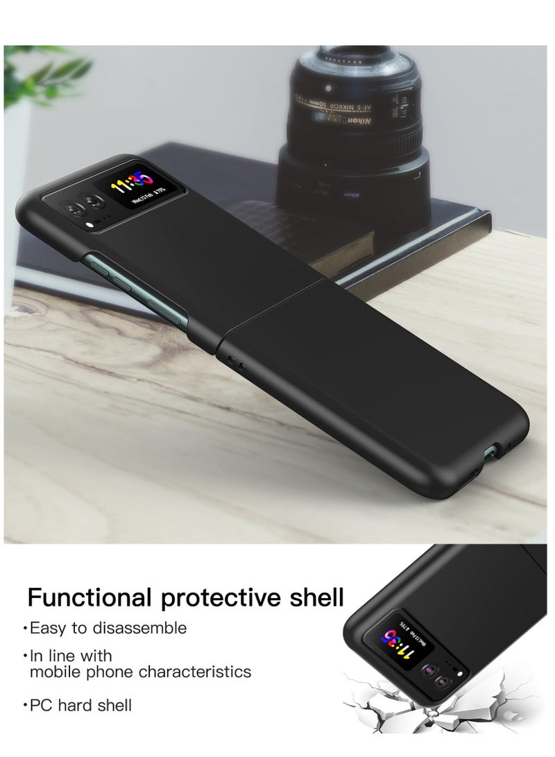 Ultra-Thin Shockproof Aramid Fiber Case for Moto Razr 40 - Lightweight Slim Fit Protection Cover (Gray) - Image 3