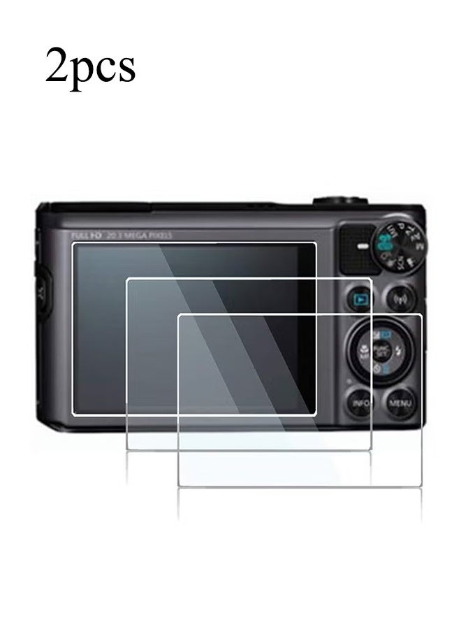 YJ 2PCS Screen Protector Compatible Canon Powershot sx740 hs sx730 hs Digital Camera,Anti-scratch Tempered Glass Clera Hard Protective Film Shield Cover - Image 1