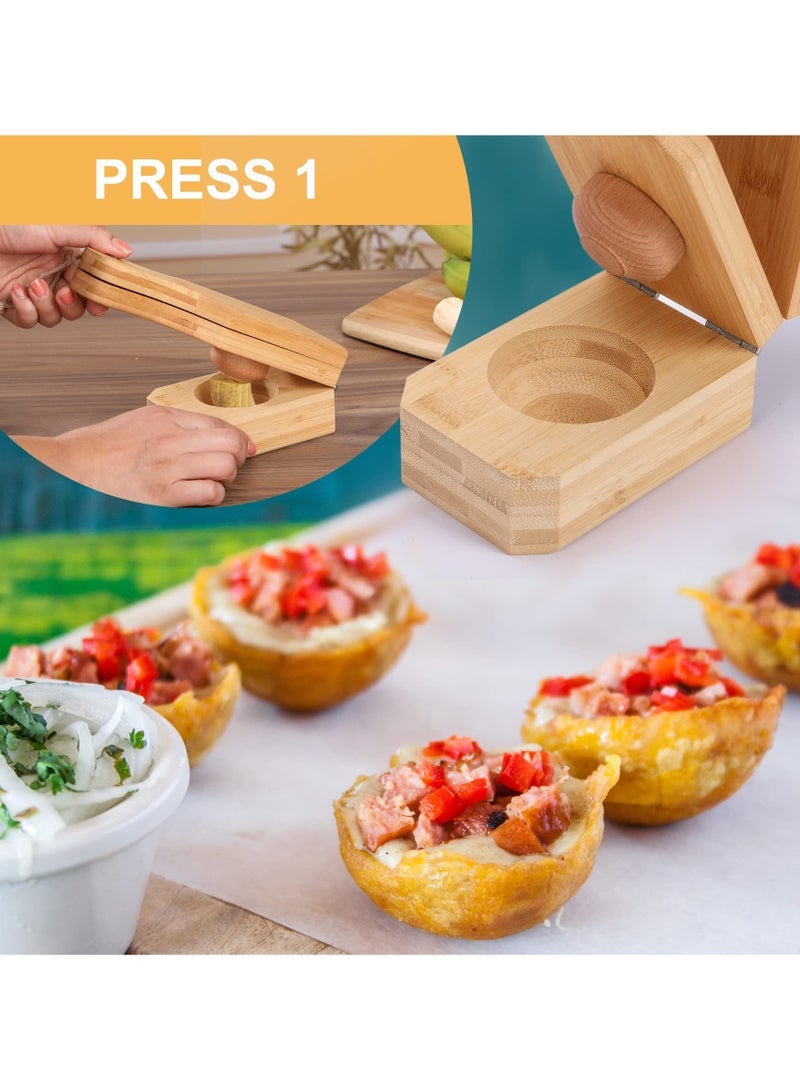 general Home-made wooden banana manual crusher pressing mold for banana cake making tools - Image 2