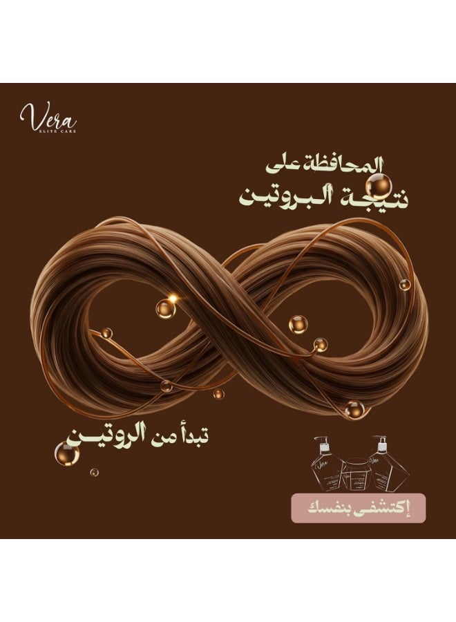 شامبو من فيرا برو للشعر المعالج كيميائياً، يعتني بالشعر المعالج بالحرارة مع حماية حرارية، عبوة واحدة سعة 250 مليلتر - Image 2