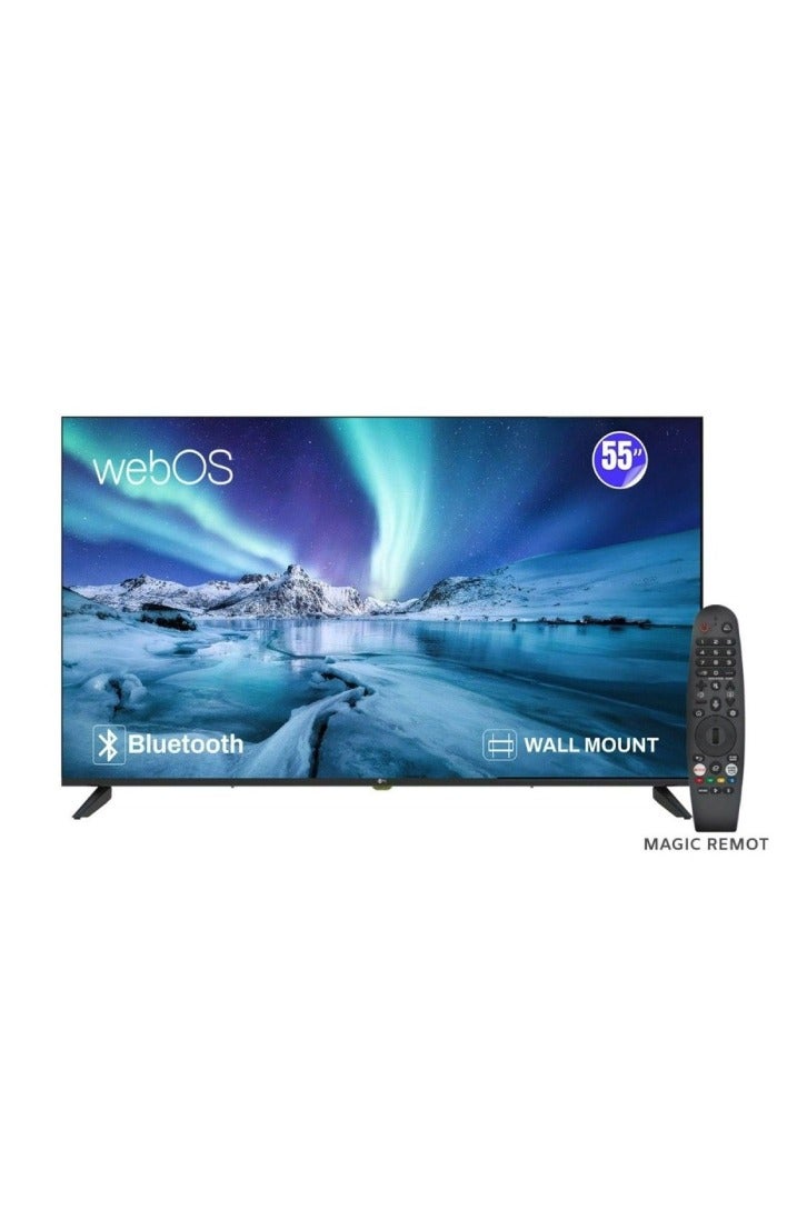 إم تي سي شاشة ٥٥ بوصة - سمارت  - ويب او إس – ليد - M4KD55SWOSBB25 - Image 2