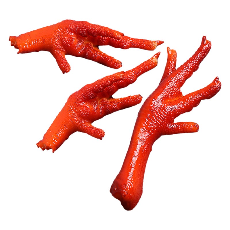 6 pcs Realistic Food Props Lifelike Fake Chick Foot Model For Hotel Plate Decoration Culinary Displays For Restaurants, Events, And Home Decor - Image 4
