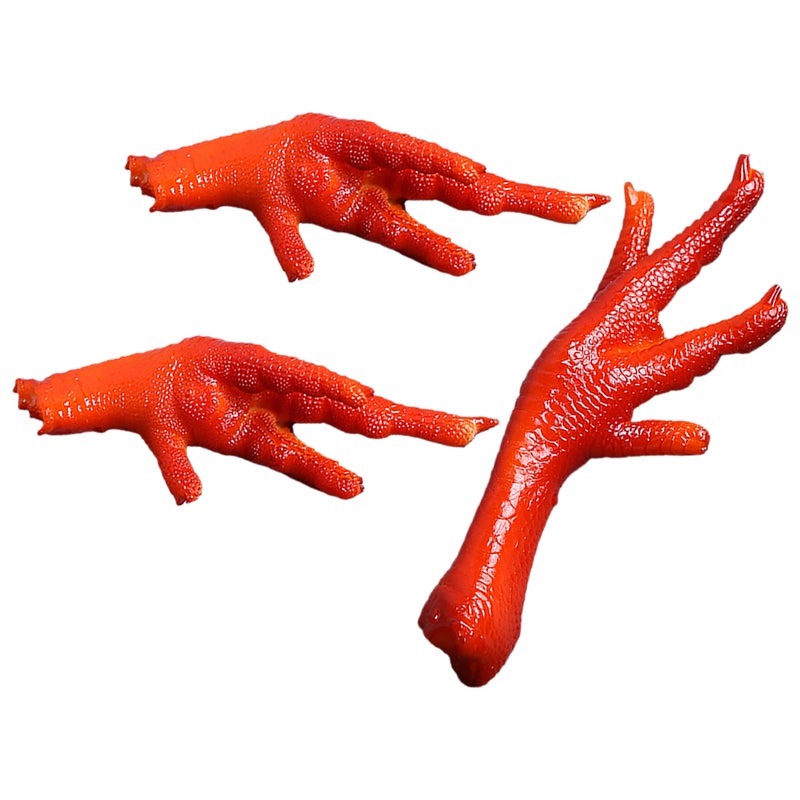 6 pcs Realistic Food Props Lifelike Fake Chick Foot Model For Hotel Plate Decoration Culinary Displays For Restaurants, Events, And Home Decor - Image 5