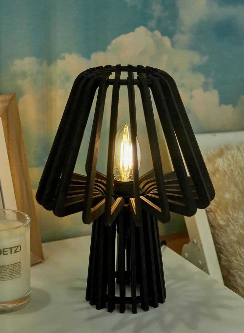 present time Edged Mushroom Table Lamp
