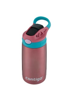 Contigo Kids Straw Stainless Steel Water Bottle With Autospout Lid, 13Oz, Punch  - Image 4