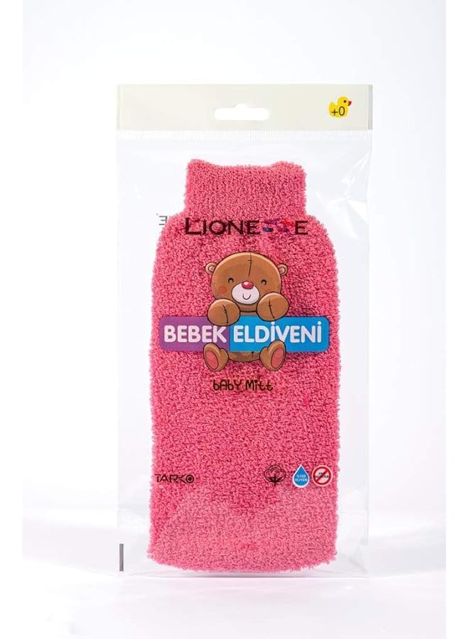 Lionesse Organic 100% Cotton Bath Mitt For Baby Or Child - Image 1