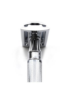 Edwin Jagger Edwin Jagger DES89KN Short Handled Classic Double Edge Manual Eco-Friendly and Reusable Safety Razor for Men and Women for Shaving Cream or Soap Fits All DE Razor Blades (Knurled)  - Image 3