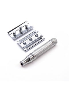 Edwin Jagger Edwin Jagger DES89KN Short Handled Classic Double Edge Manual Eco-Friendly and Reusable Safety Razor for Men and Women for Shaving Cream or Soap Fits All DE Razor Blades (Knurled)  - Image 4