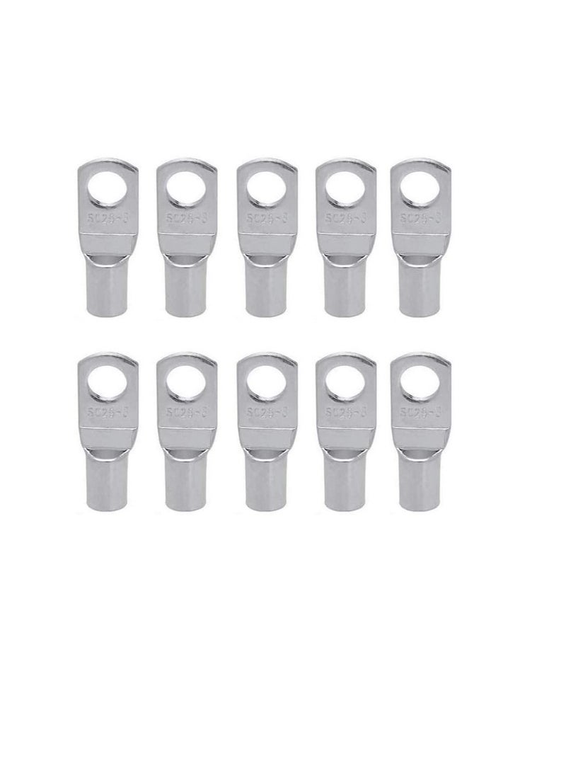 Copper Cable Lugs 10Pcs Set-Wire Terminals, Connector Cable lugs Ring Battery SC Terminals, for Marine, Solar, Automotive, Electric, Home Applications etc (Hole Size 14mm, Cable Size 150mm)  - Image 2