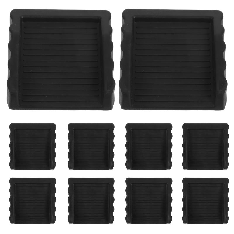 12pcs Windproof Door Stoppers - Heavy Duty Door Stop Wedges For Floor Anti-Collision Slam Preventer For Bedroom Kitchen Bathroom Black - Image 4