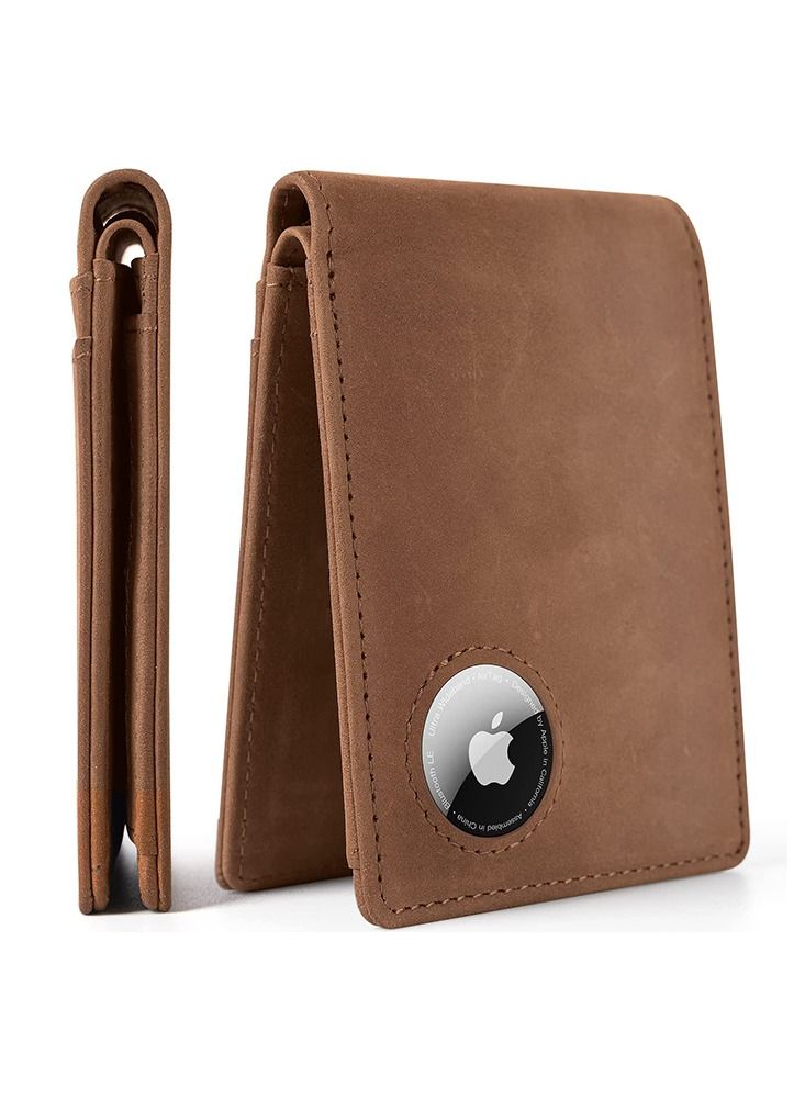 محفظة رجالية من AirTag ومحفظة RFID وحاملة بطاقات متعددة لأجهزة Apple AirTag - Image 1