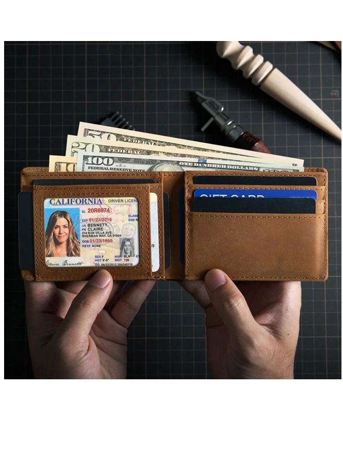 محفظة رجالية من AirTag ومحفظة RFID وحاملة بطاقات متعددة لأجهزة Apple AirTag - Image 2