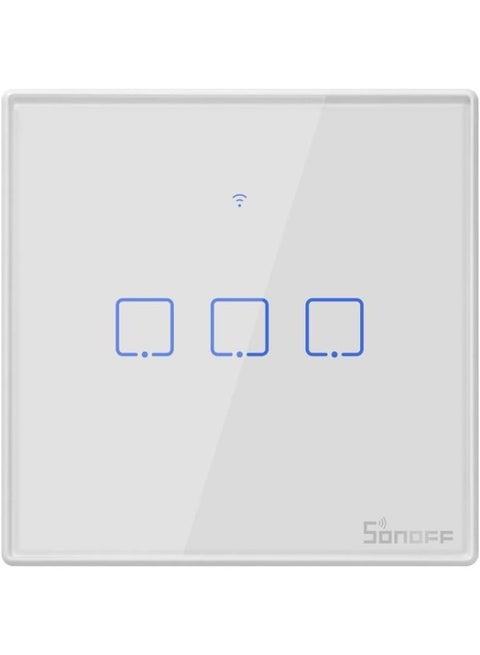 Sonoff Touch EU Smart Wireless Wall Light Control Switch Type Switch / T2EU3C-TX/white