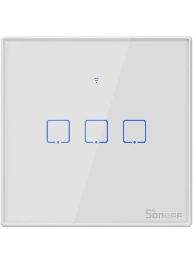 Sonoff Touch EU Smart Wireless Wall Light Control Switch Type Switch / T2EU3C-TX/white