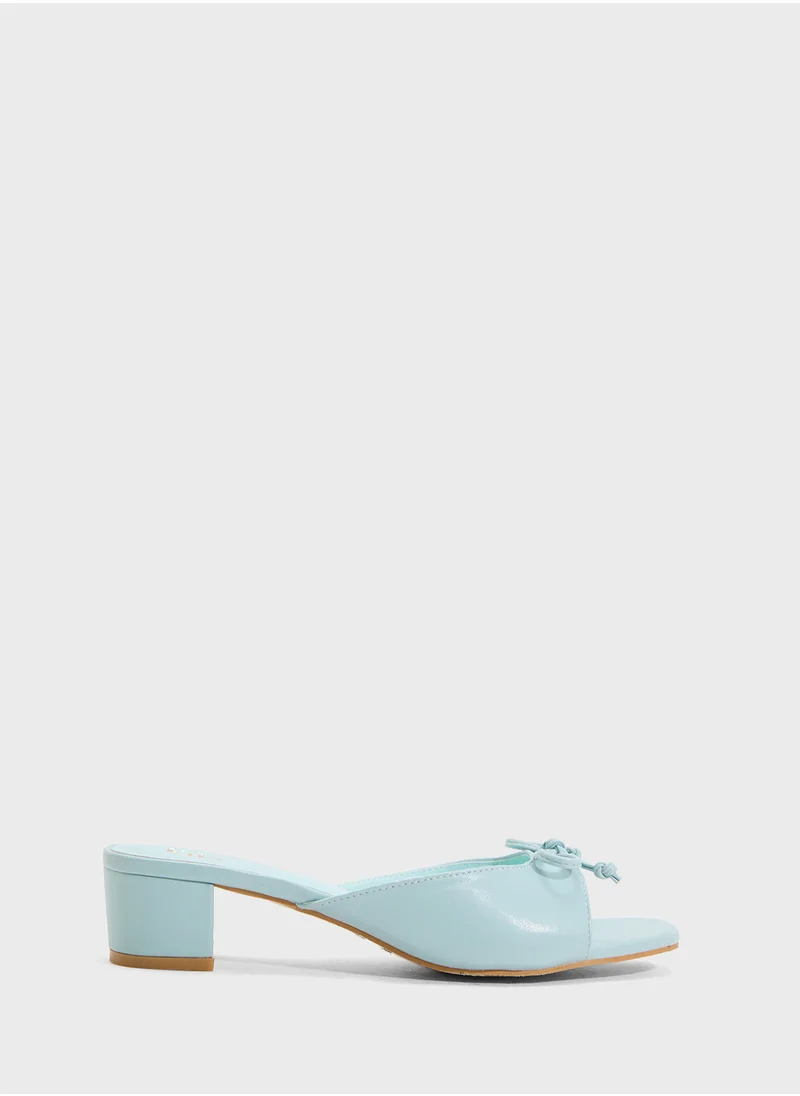 ايلا Heeled Mule With Bow