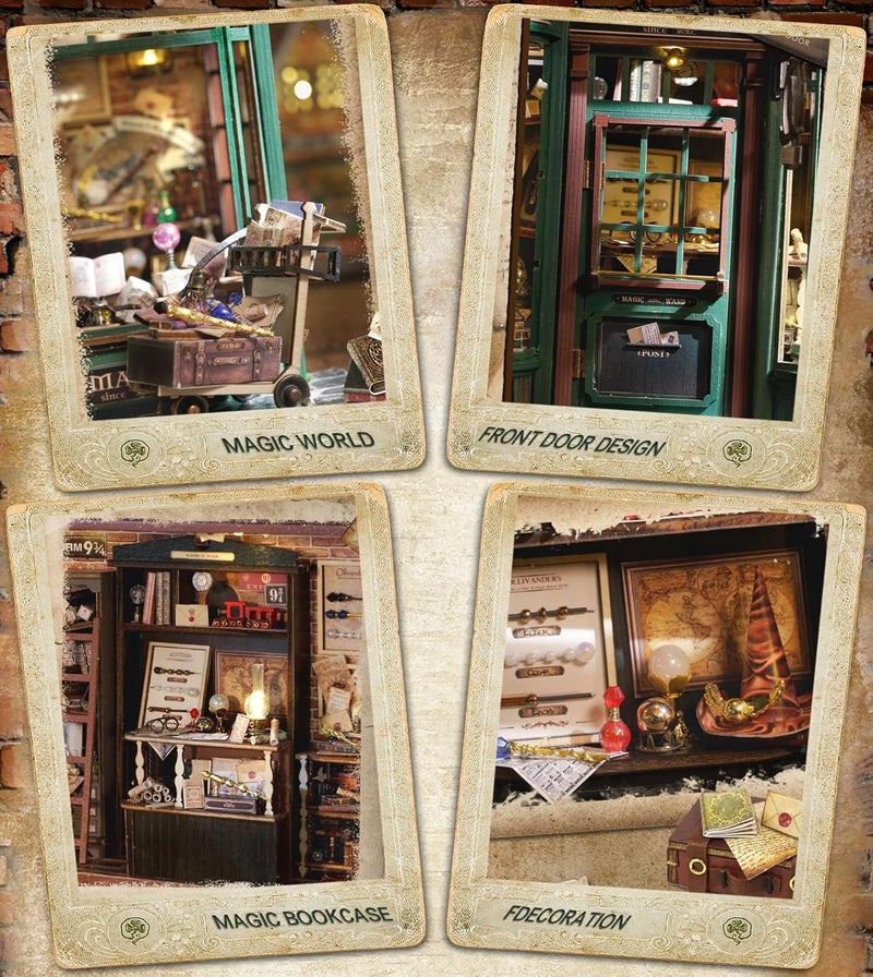 Spilay DIY Miniature Dollhouse Magic Wand Shop - Image 2