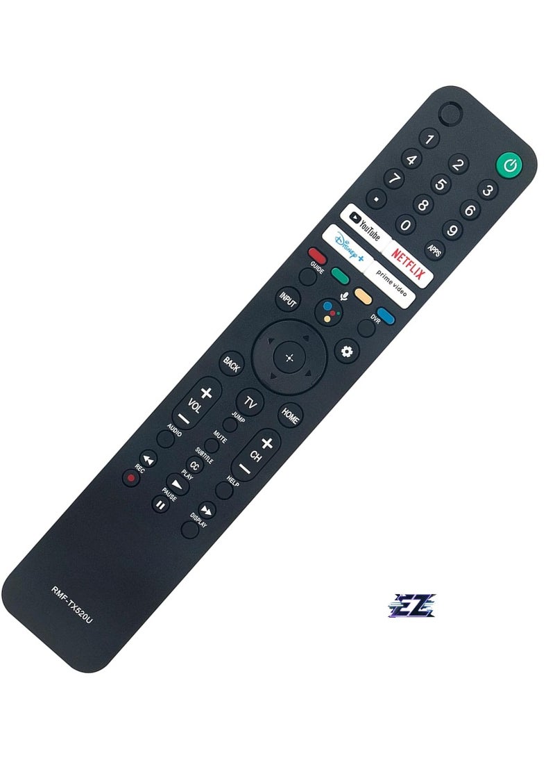 ELTRAZONE RMF-TX520U Replacement Voice Remote Control for Sony Smart TV – Compatible with KD-65X75K, KD-50X80J, XR-65X95J, XR-75X95J, XR-85X95J, KD-43X85J, KD-50X85J, KD-55X85J, KD-65X85J, KD-75X85J, KD-85X85J – Includes Battery - Image 2