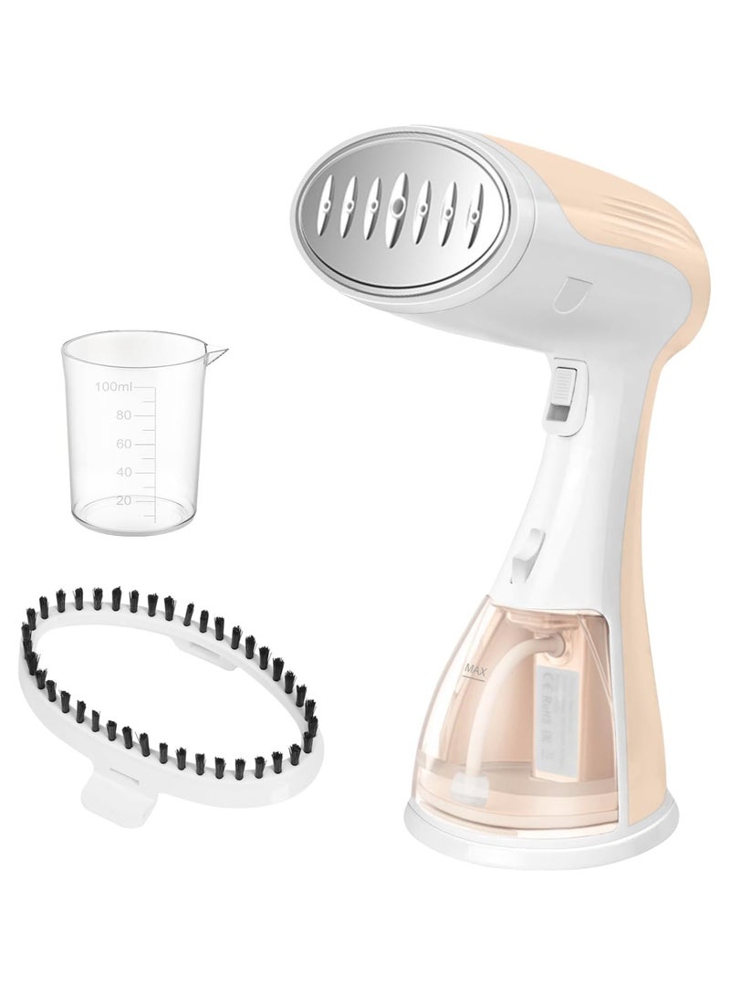 آر إيه أف مكواة بخار محمولة للملابس بقوة 1500 وات وخزان مياه قابل للفصل سعة 300 مل ومكواة بخار محمولة وتسخين سريع وإخراج بخار مستمر ومضادة للتنقيط ومناسبة للسفر - Image 1