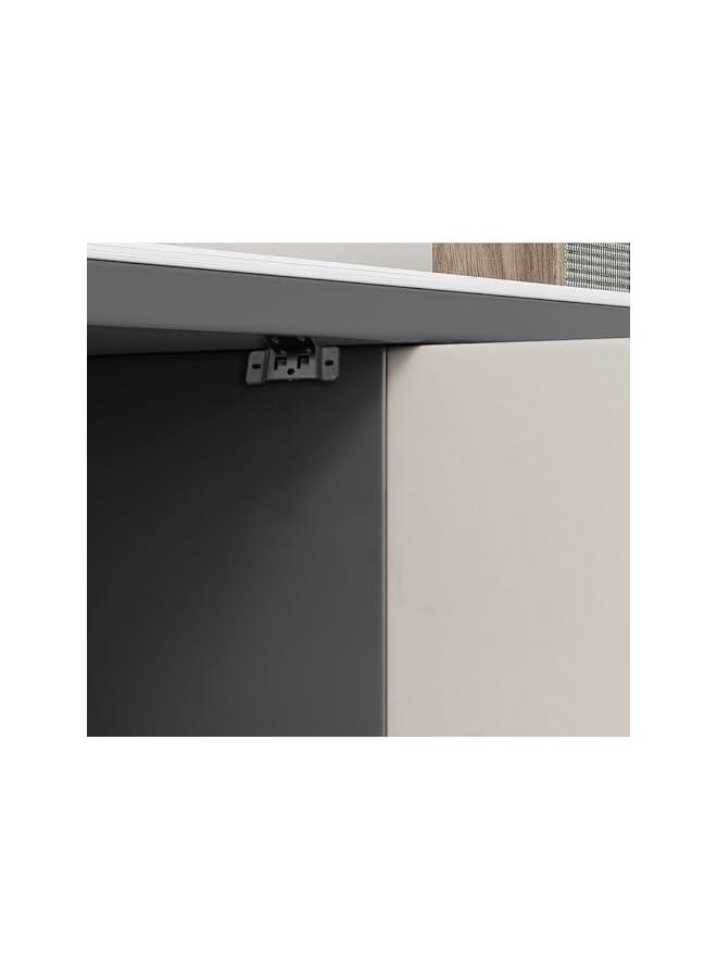 S-TOP 10 Pack Heavy-Duty Stainless Steel Corner Brackets, L-Shape & Right Angle Furniture Joint Connectors with Screws for Drawers, Cabinets, Tables & Shelves, Fit Black Finish Support - Image 3