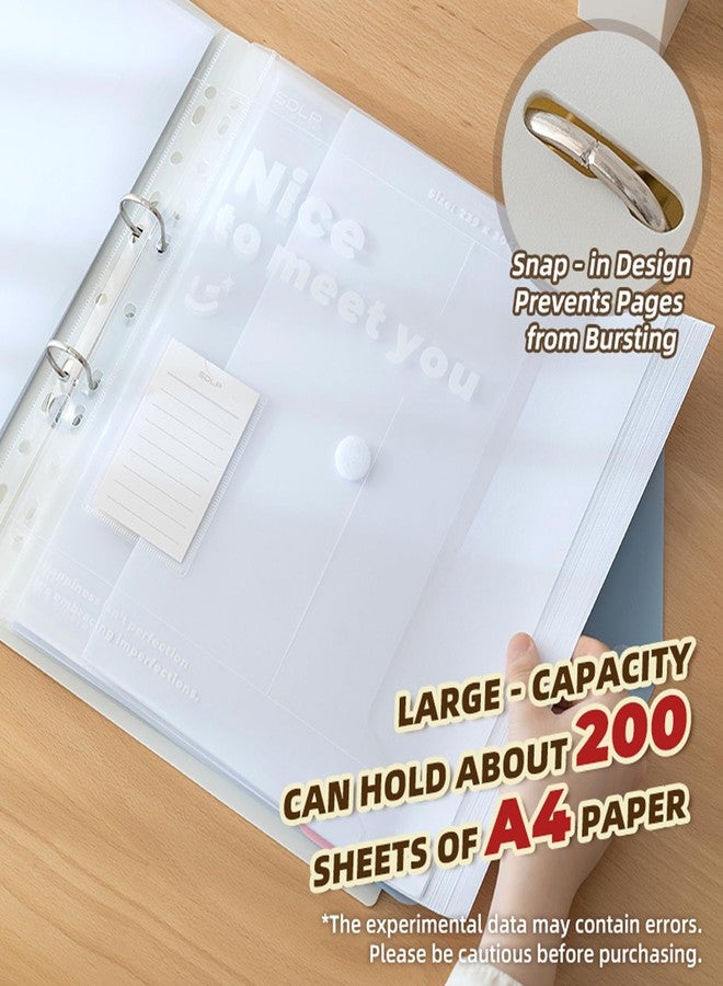 TNDCKP 2 Ring Binder with 4 Document Folder,with 4 Document Folder,with 4 Pockets - Image 3