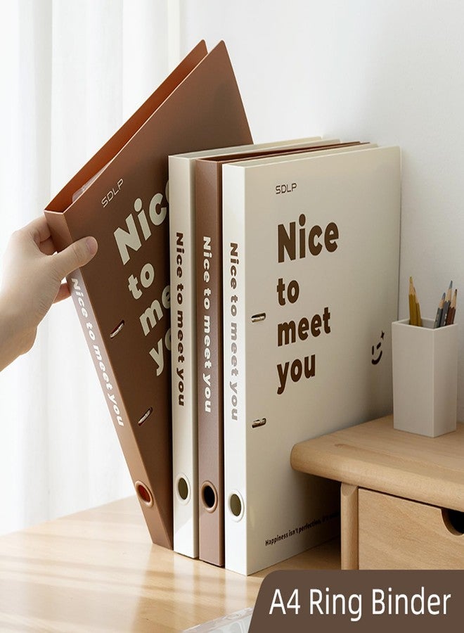 TNDCKP 2 Ring Binder with 4 Document Folder,with 4 Document Folder,with 4 Pockets - Image 2