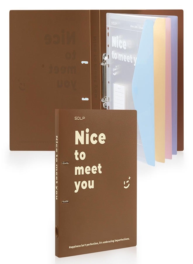 TNDCKP 2 Ring Binder with 4 Document Folder,with 4 Document Folder,with 4 Pockets - Image 1