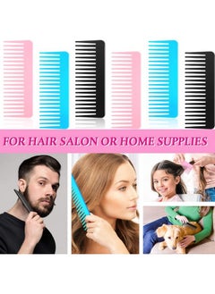Patelai 12 Pieces Large Hair Detangling Comb Wide Tooth Comb For Curly Hair Wet Dry Hair No Handle Detangler Comb Styling Shampoo Comb For Thick Long Curly Hair (Fresh Color)  - Image 4